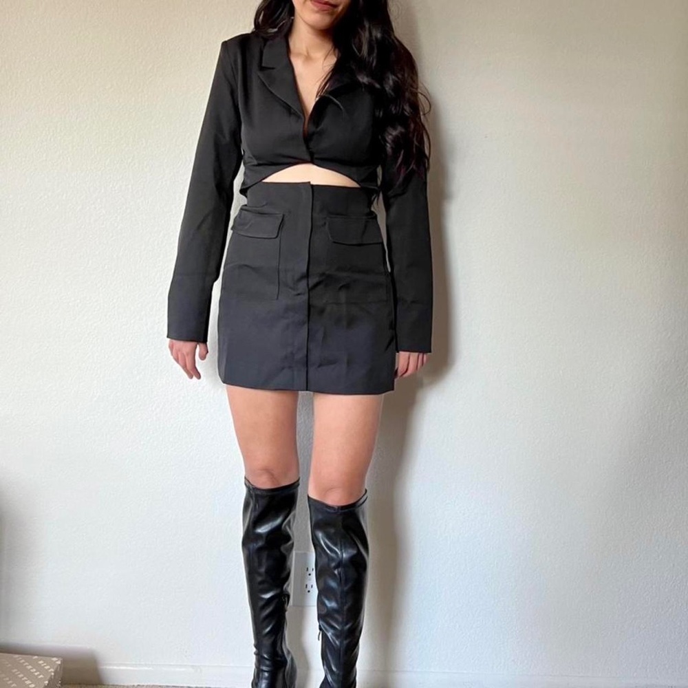 Princess Polly black mini dress